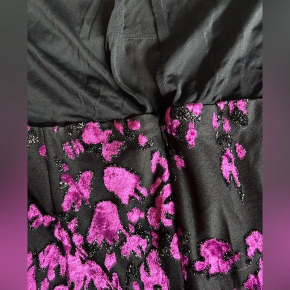 Rachel Roy Black and Purple Dress - Picture 7 of 9